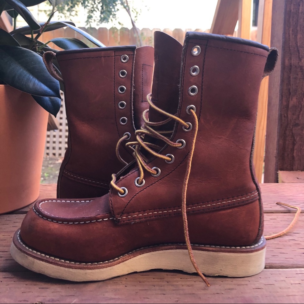 Red Wing Heritage 8” Tall Boot in Brown Leather
